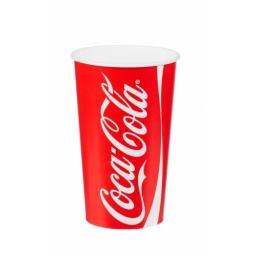 Coke / Coca Cola Paper Cups 12oz / 300ml for Fast Food Cold Soft Fizzy Drinks