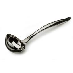 Sabert Mozaik Silver Plastic Ladle Metallised Reusable Disposable Cutlery