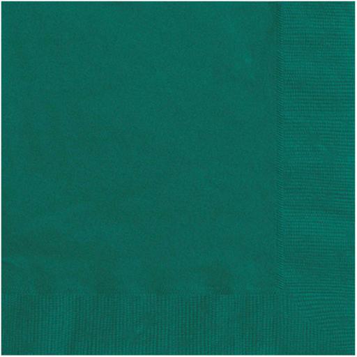 Deep Green Paper Napkins 2 Ply 33cm 4 Fold Tissue Serviettes