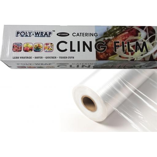 Cling Film Kitchen 450mm x 300m Cutting Edge Poly Wrap - Catering Size