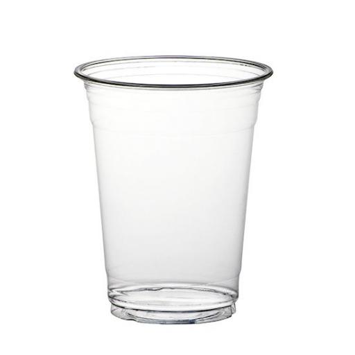 12oz / 340ml Clear Plastic Smoothie Cups (98mm) - Milkshake Cold Disposable Drinks Cups