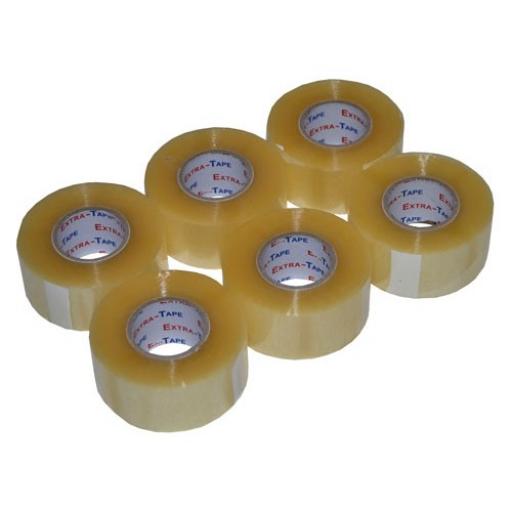 Clear Hot Melt Strong Packaging Tape Rolls 48mm x 150m