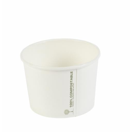 Ingeo 8oz Round Compostable Soup Container - Small