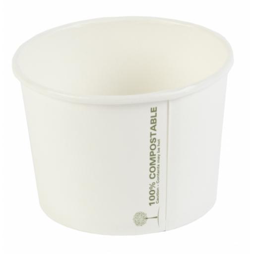 Ingeo 16oz Round Compostable Soup Container - Large