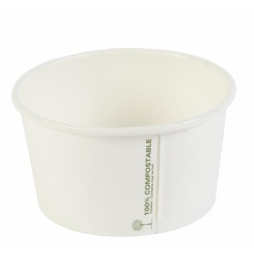 Ingeo 12oz Round Compostable Soup Container - Medium