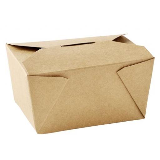 No1 Brown Kraft 26oz Paper Food Containers Takeaway Box