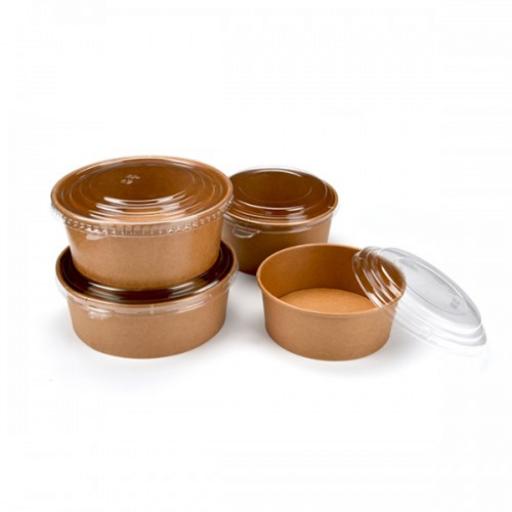 Paper - Kraft Salad Bowls - Containers