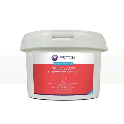 Proton Renovate Glass Renovator Rejuvenate Your Glassware 2.5kg