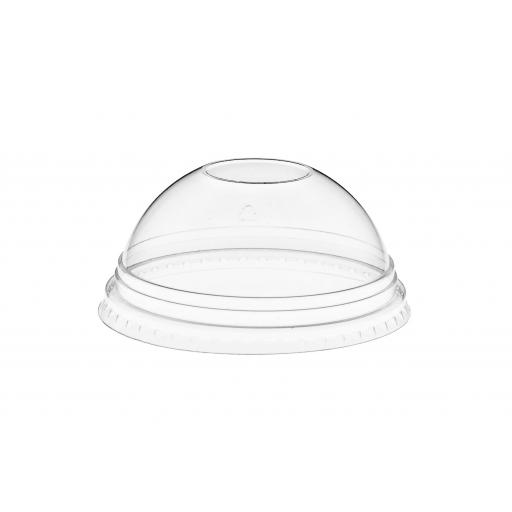 98mm Clear Dome Lids with NO Hole Fits 12oz, 16oz, 20oz and 24oz Plastic Smoothie Cups