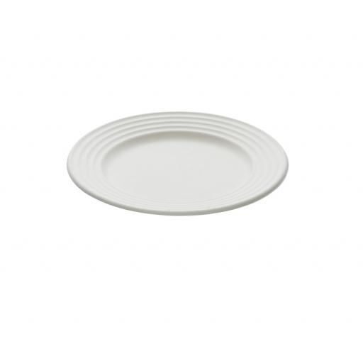 BePulp White Compostable Premium Wave Plates - 23cm