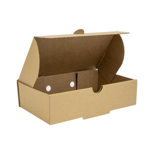 Corrugated Small Kraft Plain - Chips Boxes