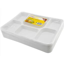 Thali 6 Compartment - Plastic 25pk B.jpg