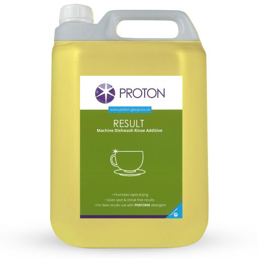 Proton Result Machine Dish Wash Rinse Aid Additive - 5L