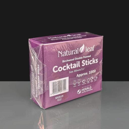 Wooden Cocktail Sticks natural leaf - 1.jpg