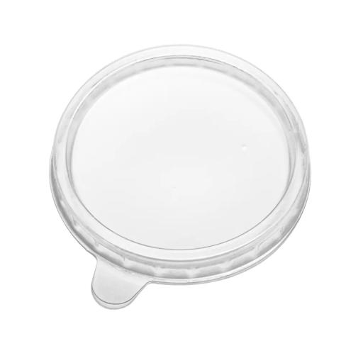 2oz and 4oz Clear Round rPET Portion Pot Lids