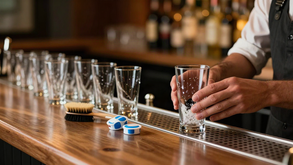 How to Keep Your Bar Glassware Spotless: A Guide to Proton Chemicals Cleaning Kits