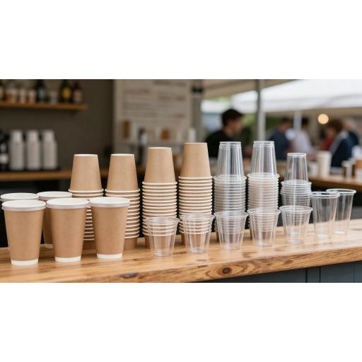 1/2 Pint Cups vs 50ml Sampling Cups: Which Disposable Cup Size Fits Your Event or Bar