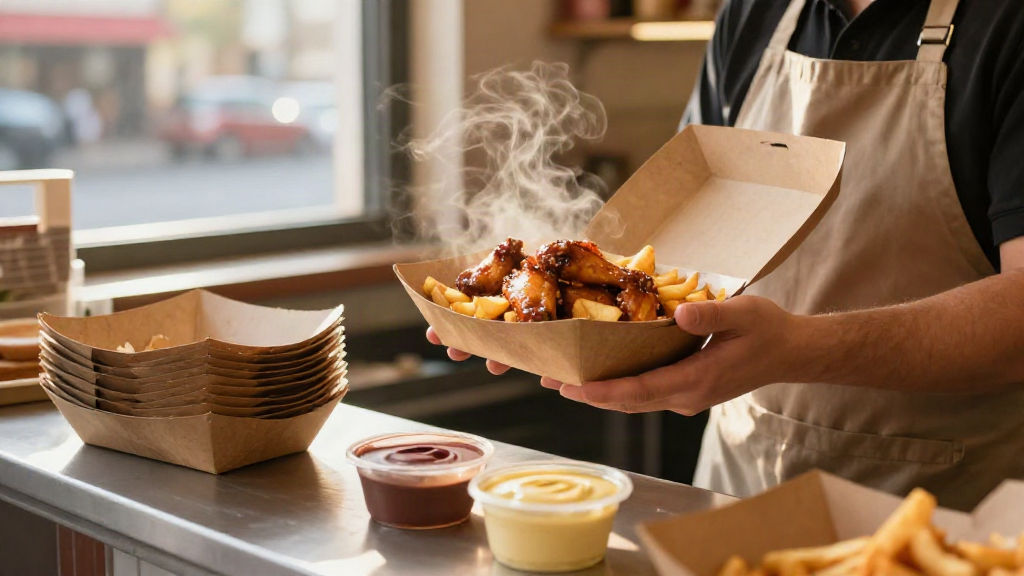 Faster counters, better plates: how a Leeds takeaway lifted serving speed and presentation with medium kraft food boats