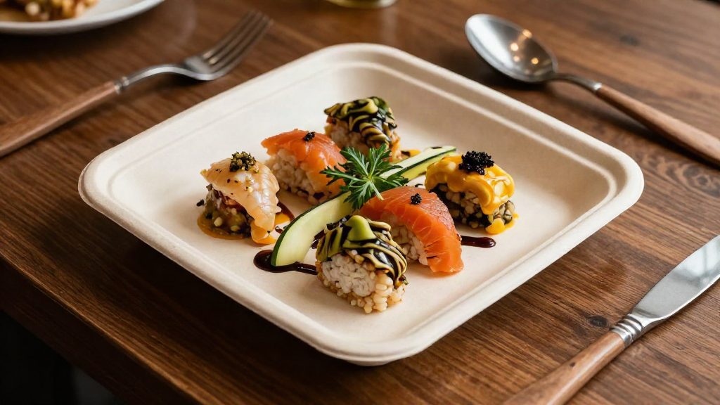 Why the 8-Inch Square Bagasse Plate Is the Secret to Elevated Food Presentation