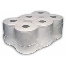 6 x White Centrefeed Embossed 2ply Paper Towel Pack.jpg